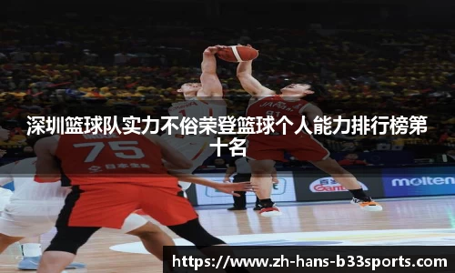 深圳篮球队实力不俗荣登篮球个人能力排行榜第十名